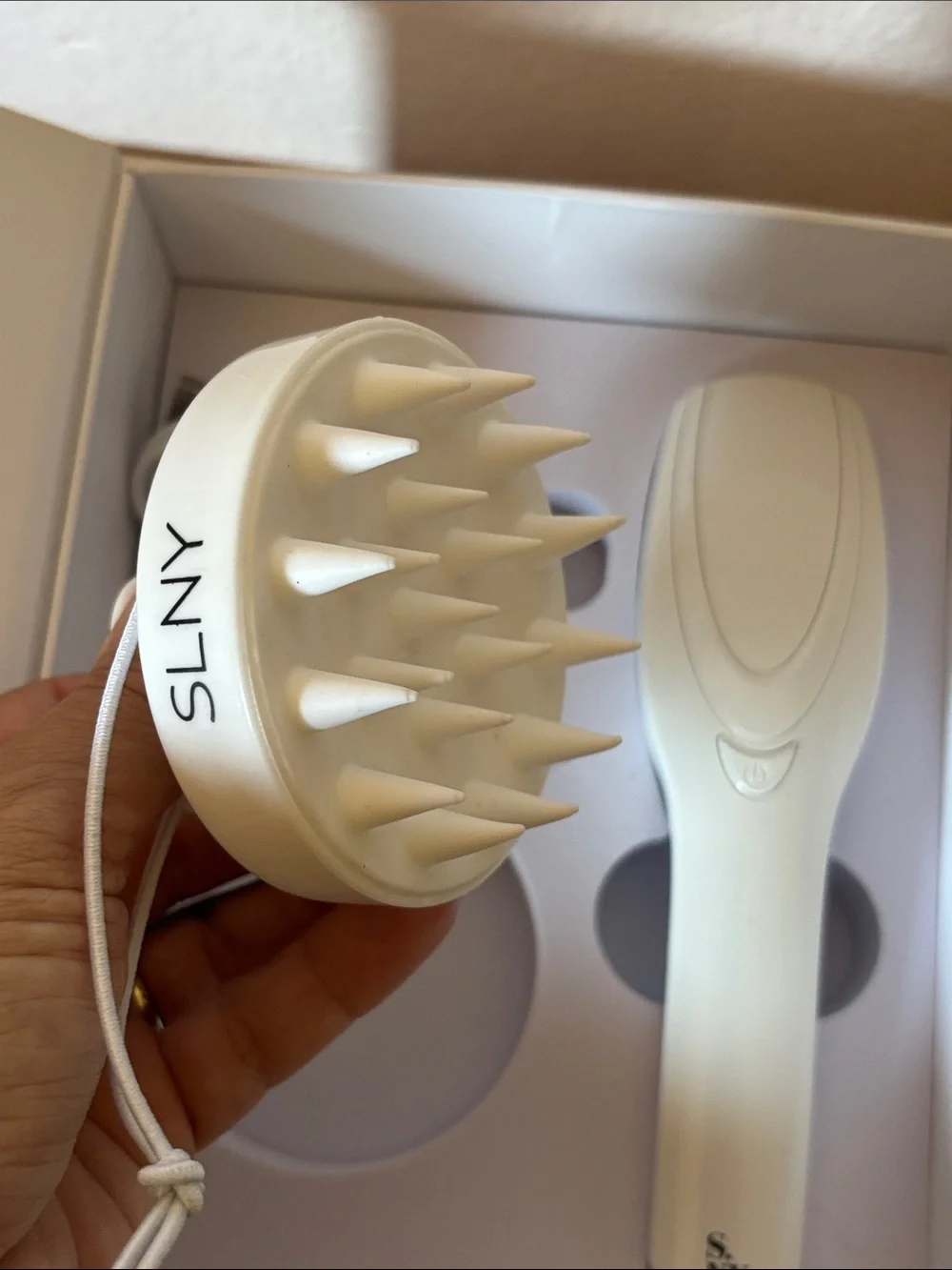 SLNY Essential Scalp Therapy, Led Hair Growth Brush, NIB